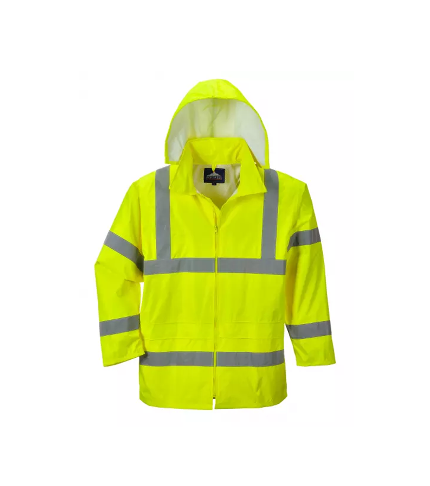 portwest-h440-jelzo-esokabat Portwest H440 jól láthatósági esőkabát fluo sárga - Image 1