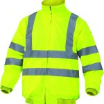 DELTA PLUS RENOHV jólláthatósági kabát levehető ujjakkal fluo sárga -S