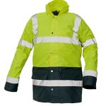 Cerva SEFTON kabát HV sárga-navy S