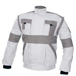 MAX kabát 260 g/m2 fehér/szürke 60