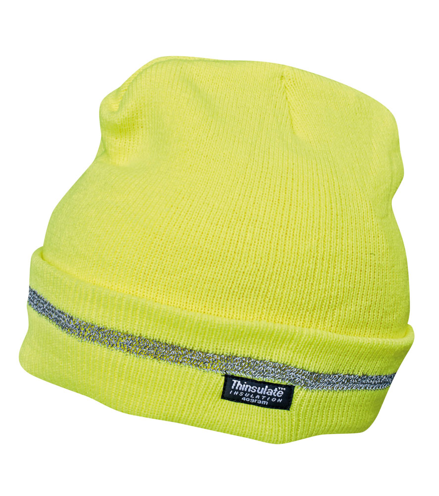 0314004370_TURIA_yellow_14955 CERVA Turia kötött jólláthatósági sapka - Image 1