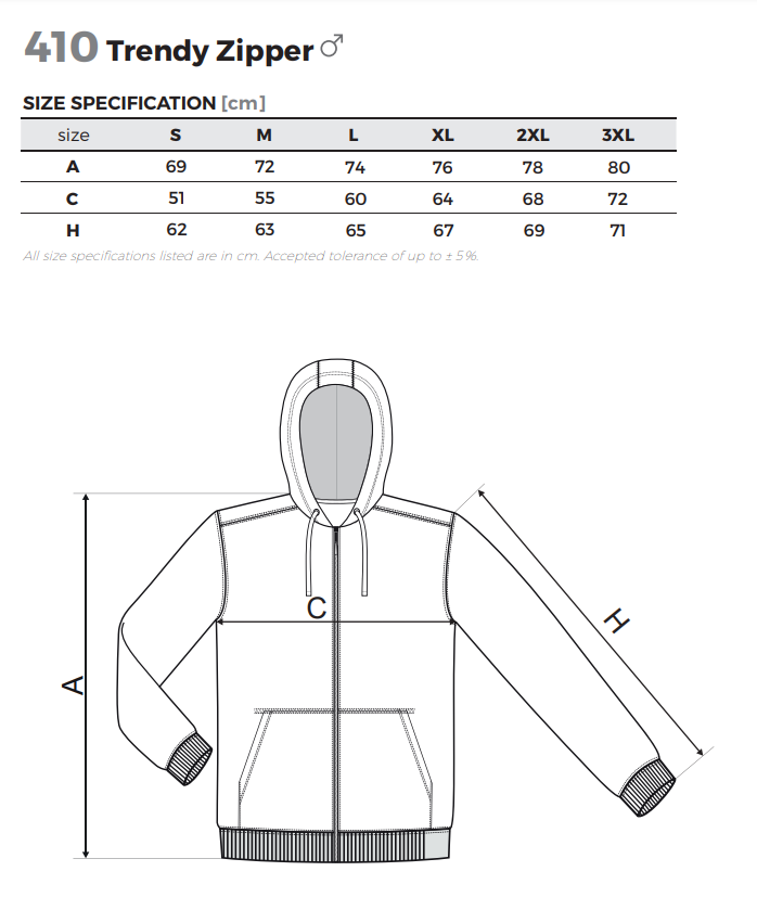 adler trendy zipper ferfi felso