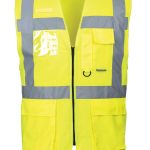 PORTWEST Vezetői mellény fluo sárga
