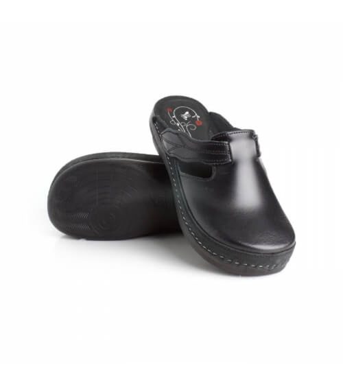 batz_flowerc_bőr_papucs_fekete