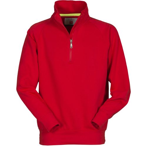 Payper ferfi felzipzaros pulover Miami piros