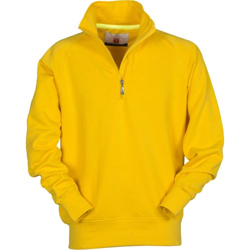 Payper ferfi felzipzaros pulover Miami sarga