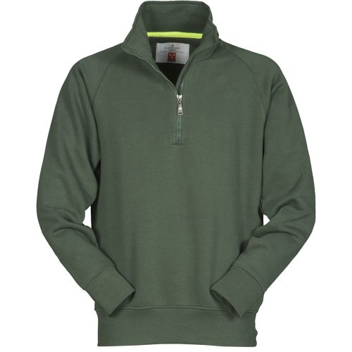 Payper ferfi felzipzaros pulover Miami zold