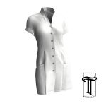 TT Workwear New York fehér tunika -52