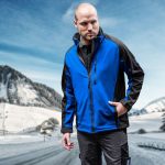 Burgia funkcionális Softshell kabát vihar kapucnival