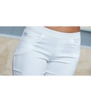 Milland SAVANNAH női fehér extra-stretch munkanadrág, 3 fazonban - Image 4