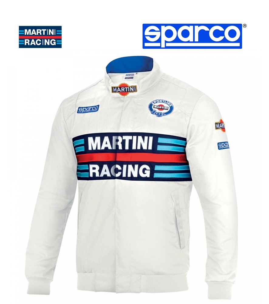 Sparco-martini-racing-bomber-dzseki-replica-feher Sparco MARTINI RACING Bomber dzseki replica - Image 1