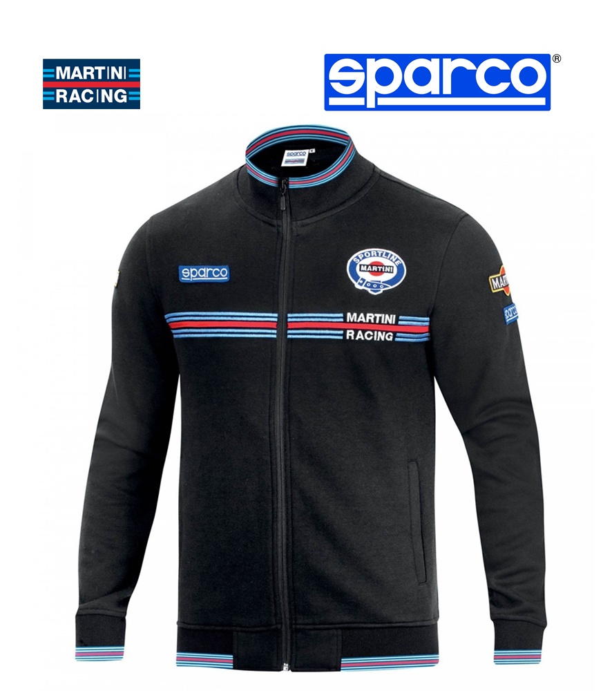 Sparco-martini-racing-cipzáros-pulover-fekete Sparco MARTINI RACING cipzáros pulóver - Image 1