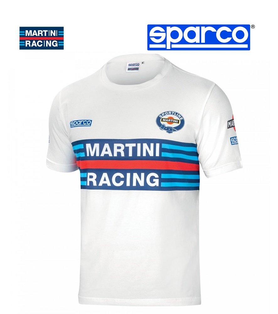 Sparco-martini-racing-polo-feher Sparco MARTINI RACING póló - Image 1