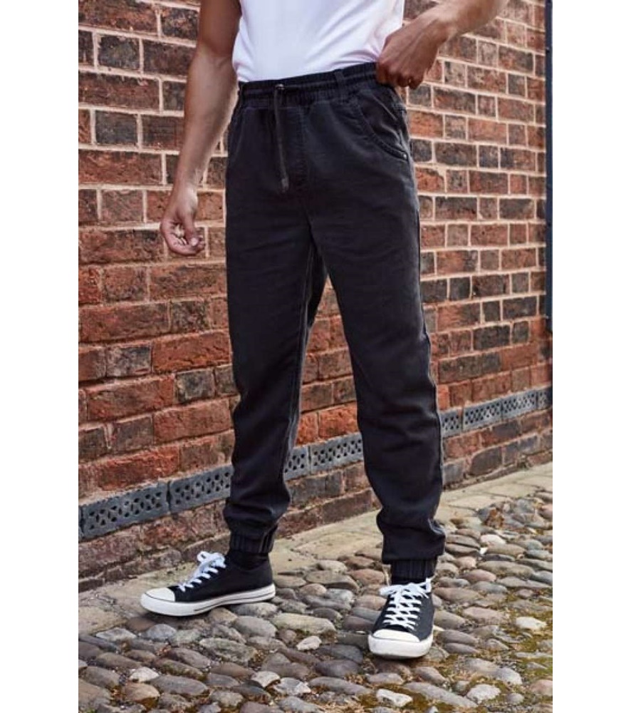 ARTISAN-szakacsnadrag-farmer-jogging-fekete ARTISAN szakácsnadrág, farmer jogging - Image 1