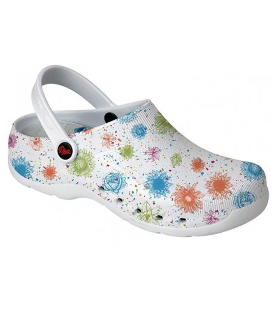 dian-eva-estampado-feher-viragos-munkavedelmi-papucs Dian EVA ESTAMPADO munkavédelmi klumpa - Image 1