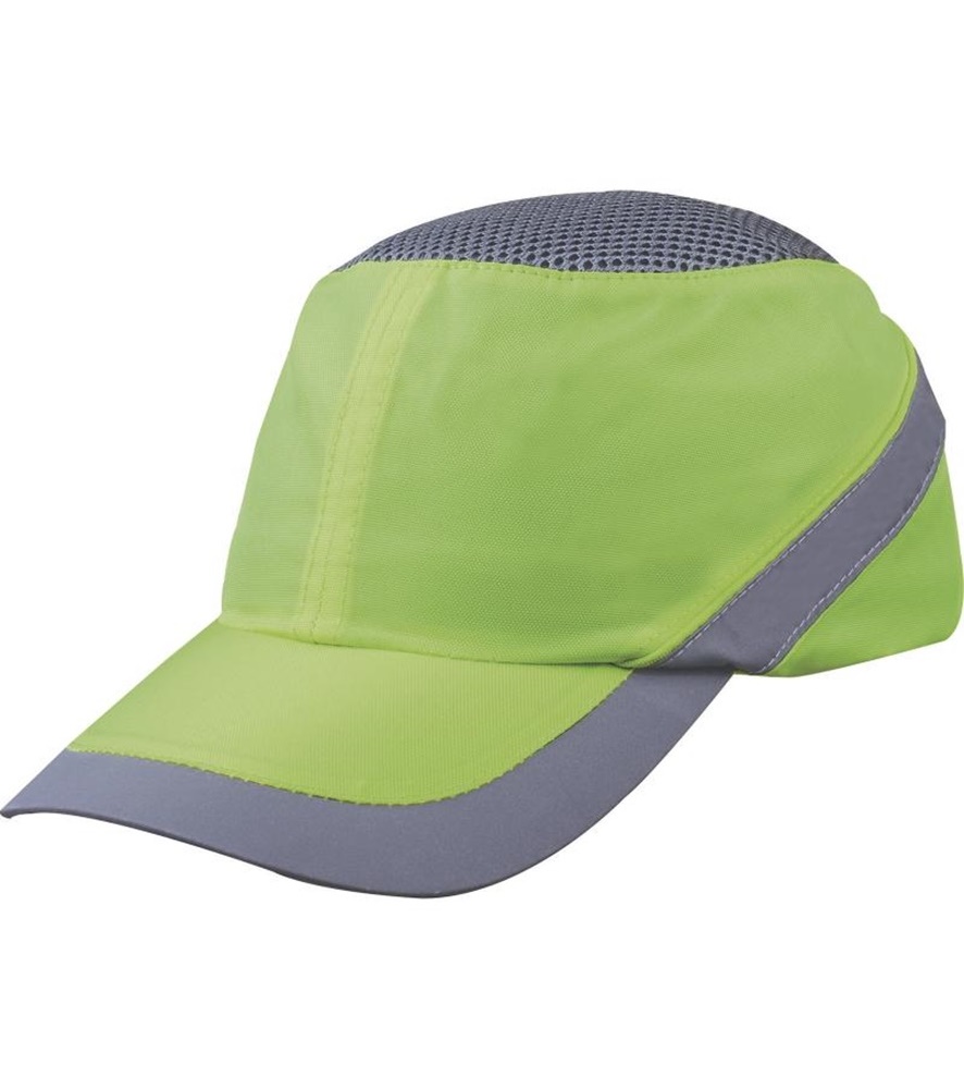 Delta-Plus-AIR-COLTAN-utesallo-baseball-sapka-fluosarag-szurke-7cm-COLTAAIJAFL Delta Plus Air Coltan ütésálló sapka - Image 1