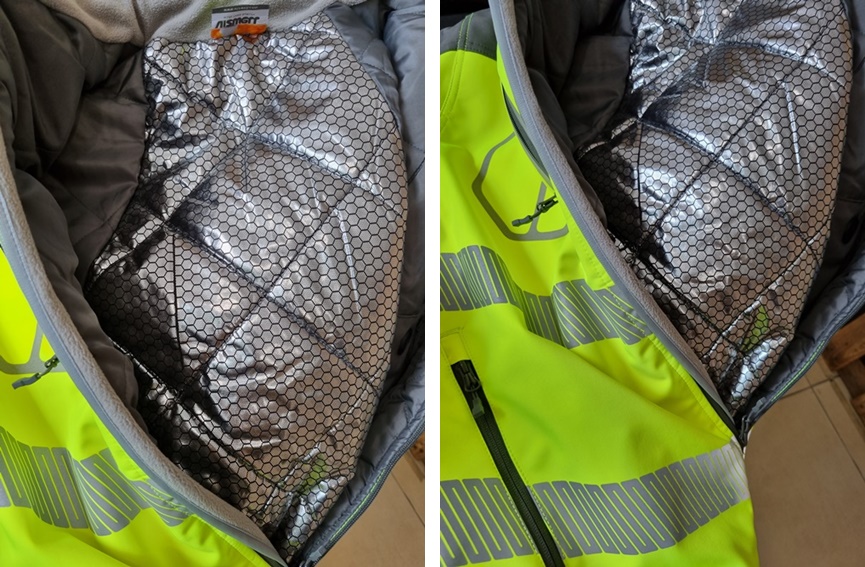 softshell kabat aliminium beles