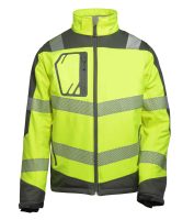 Vizwell jól láthatósági téli softshell kabát alumínium hővisszaverő béléssel vw268