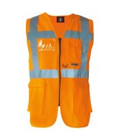 Korntex BERLIN vezetői mellény többfunkciós zsebekkel