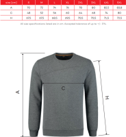 T41 premium pulover merettabla