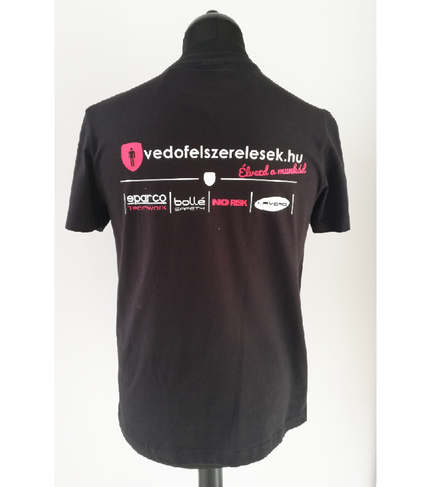 vedofelszerelesek.hu-polo-fekete vedofelszerelesek.hu-s póló - Image 1