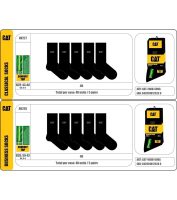 Caterpillar AV226-AV227 BUSINESS zokni fekete 5pár/csomag - Image 3