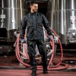 STENSO KASTOR derekas munkanadrág szürke-fekete-zöld (02000188) - Image 7