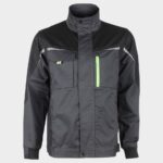 STENSO PRISMA SPANDEX munkakabát szürke-fekete-zöld (02000652)