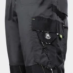 STENSO PRISMA SPANDEX kantáros munkanadrág szürke-fekete-zöld - Image 4