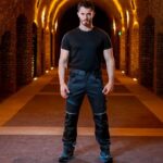 STENSO REVOLT 4STRETCH derekas munkanadrág szürke-fekete-petrolkék (02001412) - Image 7