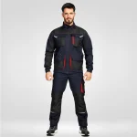 STENSO KASTOR stretch derekas munkanadrág szürke-narancs (02002519) - Image 4