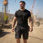 STENSO TASK lengőzsebes rövid munkanadrág fekete (02002529) - Image 3