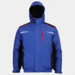 STENSO PRISMA téli munkakabát fekete-királykék (03000113)