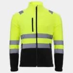 STENSO PRISMA HV FLEECE láthatósági polár kabát sárga-fekete (03001108)