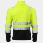 STENSO PRISMA HV FLEECE láthatósági polár kabát sárga-fekete (03001108) - Image 3