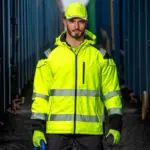 STENSO PRISMA HV láthatósági softshell kabát sárga (04100215) - Image 3