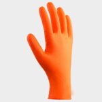 STENSO PPS DIAMOND GRIP nitril kesztyű narancs 100/csomag (04300166)