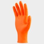 STENSO PPS DIAMOND GRIP nitril kesztyű narancs 100/csomag (04300166) - Image 3