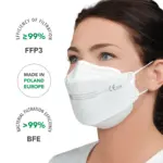 OXYLINE XR 350 FFP3 NR szelep nélküli félálarc -20db - Image 3