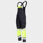 STENSO PRIMO HV LIGHT STRETCH láthatósági könnyű stretch kantáros munkanadrág sárga-fekete - Image 5