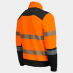 STENSO PRIMO HV LIGHT STRETCH láthatósági stretch munkakabát narancs - Image 4