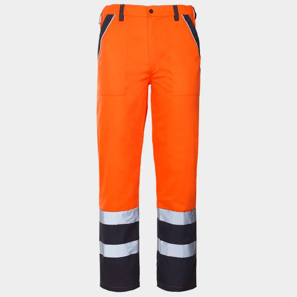 STENSO-COLLINS-SUMMER-04100221-1-lathatosagi-derekasnadrag-narnacs-munkavedelem-vedofelszereles STENSO COLLINS SUMMER HV férfi láthatósági derekas munkanadrág naracssárga - Image 1