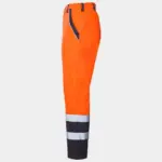 STENSO COLLINS SUMMER HV férfi láthatósági derekas munkanadrág naracssárga - Image 4
