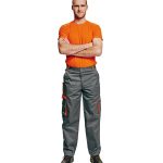 Cerva DESMAN derekas nadrág szürke-narancs 62