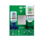 CERVA Plum Eye Wash/PH Neutral Station fali szemöblítő készlet