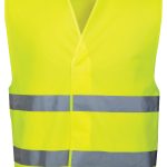 PORTWEST Jól láthatósági fluo sárga mellény