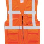 PORTWEST Vezetői mellény fluo narancs
