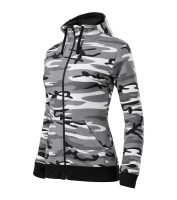 Adler CAMO ZIPPER női kapucnis felső