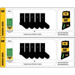 Caterpillar AV226-AV227 BUSINESS zokni fekete 5pár/csomag