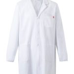 VELILLA 100% pamut fehér hosszú köpeny, laborköpeny, 190gramm